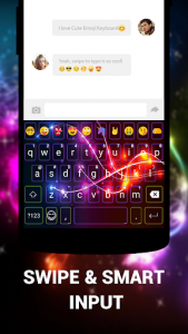 اسکرین شات برنامه Emoji Keyboard Cute Emoticons - Theme, GIF, Emoji 6