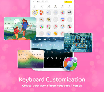 اسکرین شات 3 برنامه Emojikey: Emoji Keyboard Fonts