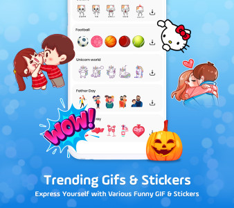 اسکرین شات 4 برنامه Emojikey: Emoji Keyboard Fonts