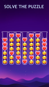 اسکرین شات 4 بازی Emoji Sort - Puzzle Games