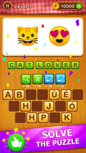 اسکرین شات بازی 2 Emoji 1 Word - Guess Emoji Word Games Puzzle 1