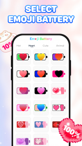 اسکرین شات برنامه Emoji Battery - Battery Icon 2