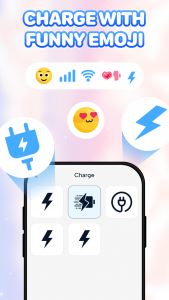 اسکرین شات 4 برنامه Emoji Battery - Battery Icon