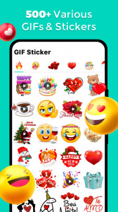 اسکرین شات 3 برنامه GIF Sticker & WAsticker