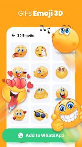 اسکرین شات 6 برنامه GIF Sticker & WAsticker