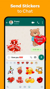 اسکرین شات برنامه GIF Sticker & WAsticker 1