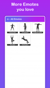 اسکرین شات برنامه FFEmotes & Dance 3
