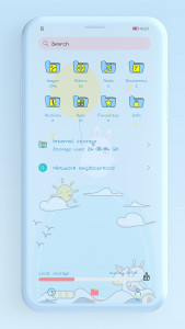 اسکرین شات 5 برنامه Baby Rabbit EMUI 10/11 Theme