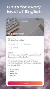 اسکرین شات 2 برنامه English Grammar and Vocabulary