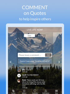 اسکرین شات برنامه Daily Motivational Quotes App 8