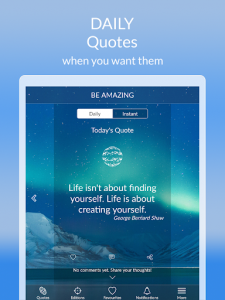 اسکرین شات برنامه Daily Motivational Quotes App 6
