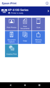 اسکرین شات 1 برنامه Epson iPrint