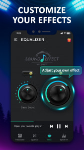 اسکرین شات برنامه Bass & Vol Boost - Equalizer 3