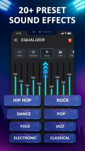 اسکرین شات 2 برنامه Bass & Vol Boost - Equalizer