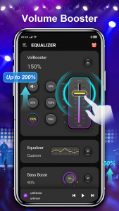 اسکرین شات برنامه Equalizer & Volume Boost 2