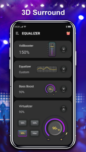 اسکرین شات 4 برنامه Equalizer & Volume Boost