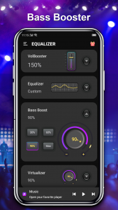 اسکرین شات برنامه Equalizer & Volume Boost 3