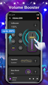 اسکرین شات 2 برنامه Equalizer & Volume Boost