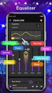 اسکرین شات 1 برنامه Equalizer & Volume Boost
