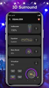 اسکرین شات برنامه Equalizer & Volume Boost 4