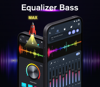 اسکرین شات برنامه Equalizer Bass & Volume Boost 1