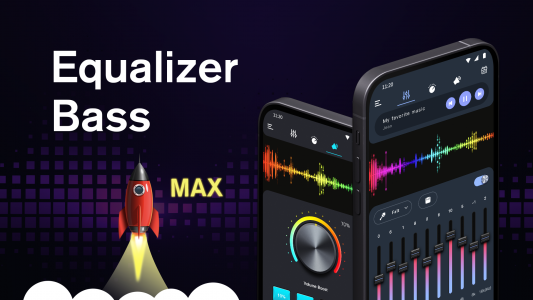 اسکرین شات برنامه Equalizer Bass & Volume Boost 1