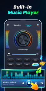 اسکرین شات 4 برنامه Volume Bass Booster, Equalizer