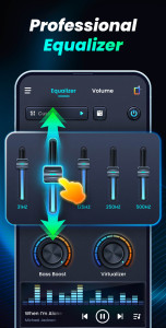 اسکرین شات 1 برنامه Volume Bass Booster, Equalizer