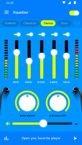 اسکرین شات 4 برنامه Music Equalizer - Bass Booster
