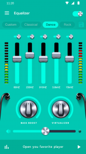 اسکرین شات برنامه Music Equalizer - Bass Booster 7