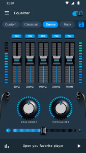 اسکرین شات برنامه Music Equalizer - Bass Booster 3