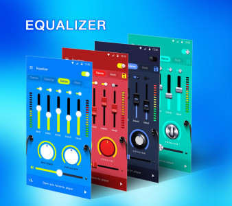 اسکرین شات برنامه Music Equalizer - Bass Booster 1