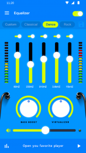 اسکرین شات برنامه Music Equalizer - Bass Booster 4