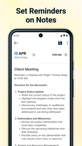 اسکرین شات 3 برنامه Notepad - Notes and Notebook