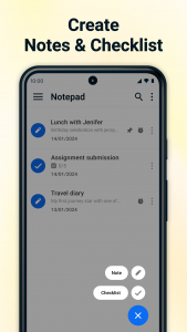 اسکرین شات برنامه Notepad - Notes and Notebook 2