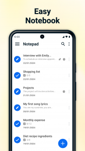 اسکرین شات برنامه Notepad - Notes and Notebook 1