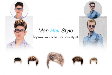اسکرین شات برنامه Man HairStyle Photo Editor 1