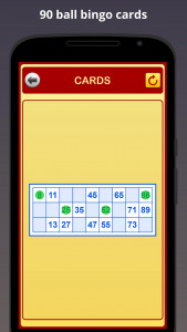 اسکرین شات بازی Bingo Cards 2