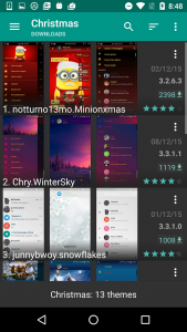 اسکرین شات برنامه Themes for Plus Messenger 1