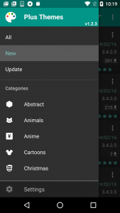 اسکرین شات برنامه Themes for Plus Messenger 3