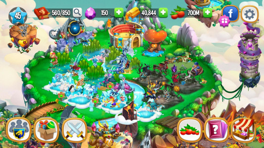 اسکرین شات بازی Dragon City Mobile 4