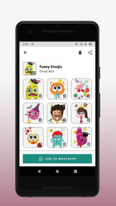 اسکرین شات برنامه Emoji Sticker Editor WASticker 4