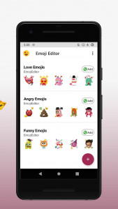 اسکرین شات برنامه Emoji Sticker Editor 2