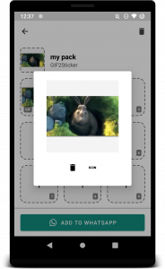 اسکرین شات برنامه GIF2Sticker Animated Stickers 6