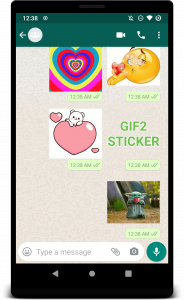 اسکرین شات برنامه GIF2Sticker Animated Stickers 3