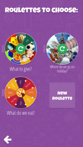 اسکرین شات برنامه Decision Roulette 8