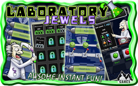 اسکرین شات بازی Laboratory Jewels 2