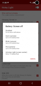 اسکرین شات برنامه Holey Light (LED emulator for Samsung/Pixel) 2