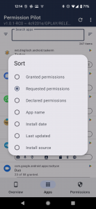 اسکرین شات 7 برنامه Permission Pilot