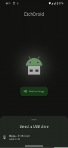 اسکرین شات 2 برنامه EtchDroid ISO to USB Writer